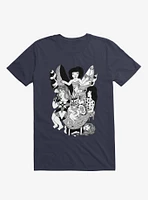 Friends Jungle Feast Navy Blue T-Shirt