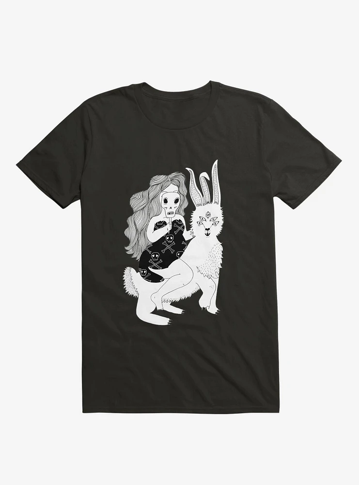 Grimm Reaper Skull Bunny T-Shirt