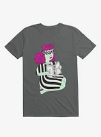 Not This Resistance Striped Blindfold Charcoal Grey T-Shirt
