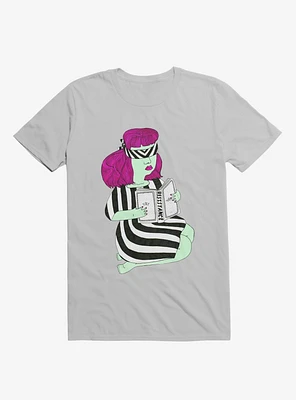 Not This Resistance Striped Blindfold Ice Grey T-Shirt