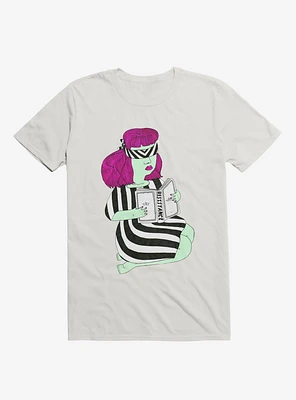 Not This Resistance Striped Blindfold White T-Shirt