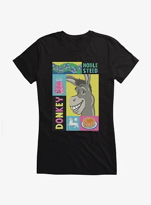 Shrek Donkey Noble Steed Girls T-Shirt