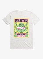 Shrek Wanted Ogres Poster T-Shirt