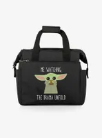 Star Wars The Mandalorian The Child On The Go Drama Black Lunch Cooler