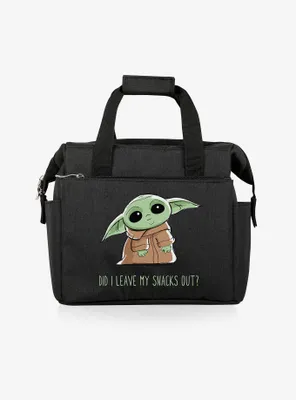 Star Wars The Mandalorian The Child On The Go Snacks Out Black Lunch Cooler