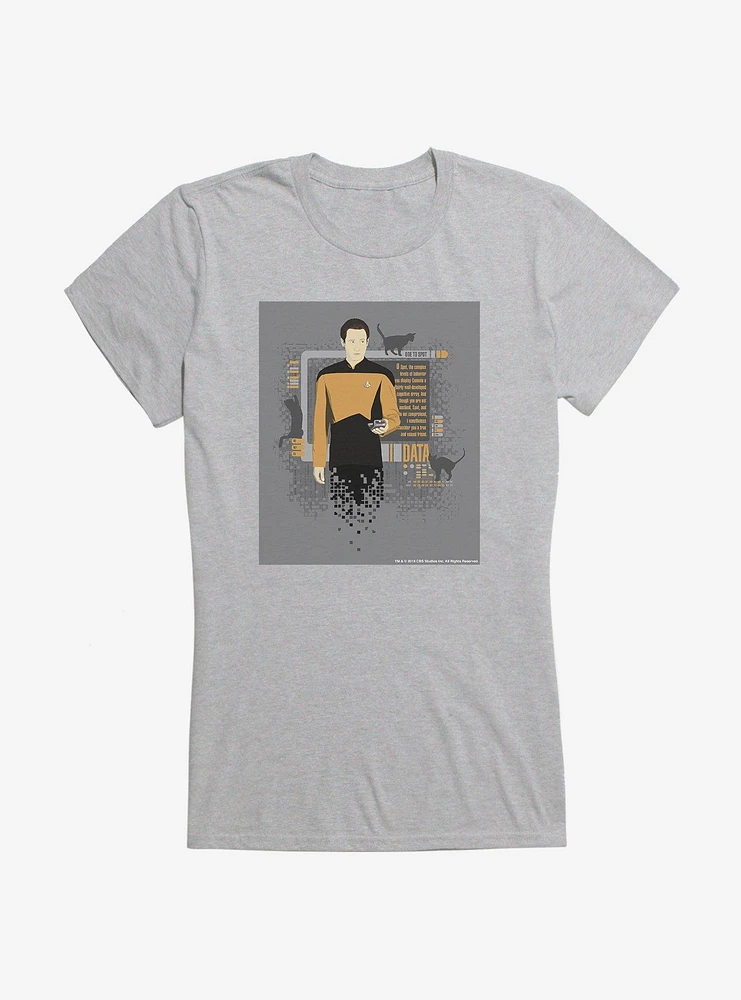 Star Trek TNG Data Girls T-Shirt