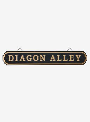 Harry Potter Diagon Alley Wood Wall Sign