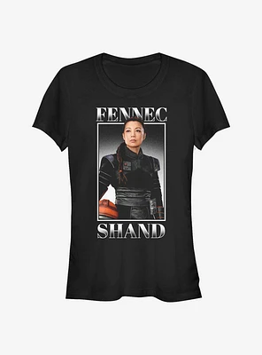 Star Wars The Mandalorian Fennec Shand Girls T-Shirt