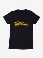 The Flintstones Cracked Stone Logo Womens T-Shirt