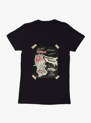 The Flintstones Punk Rock Pebbles Womens T-Shirt