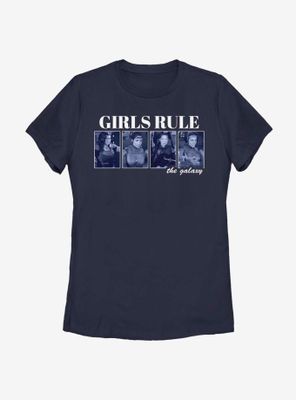 Star Wars The Mandalorian Season 2 Girls Rule Galaxy Womens T-Shirt