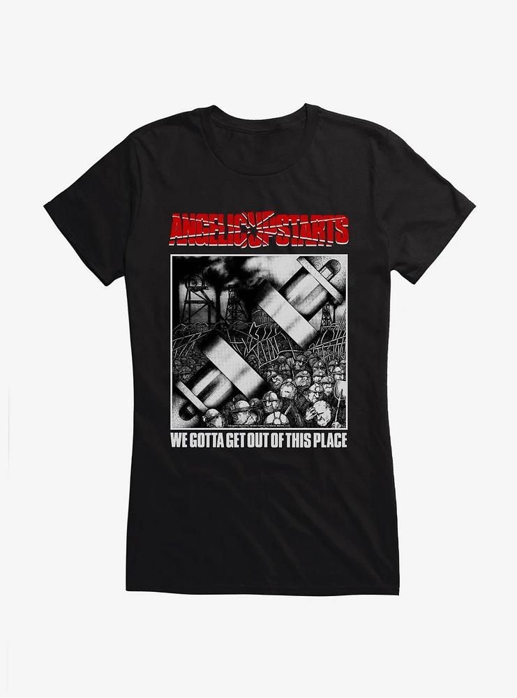 Angelic Upstarts We Gotta Get Out Girls T-Shirt