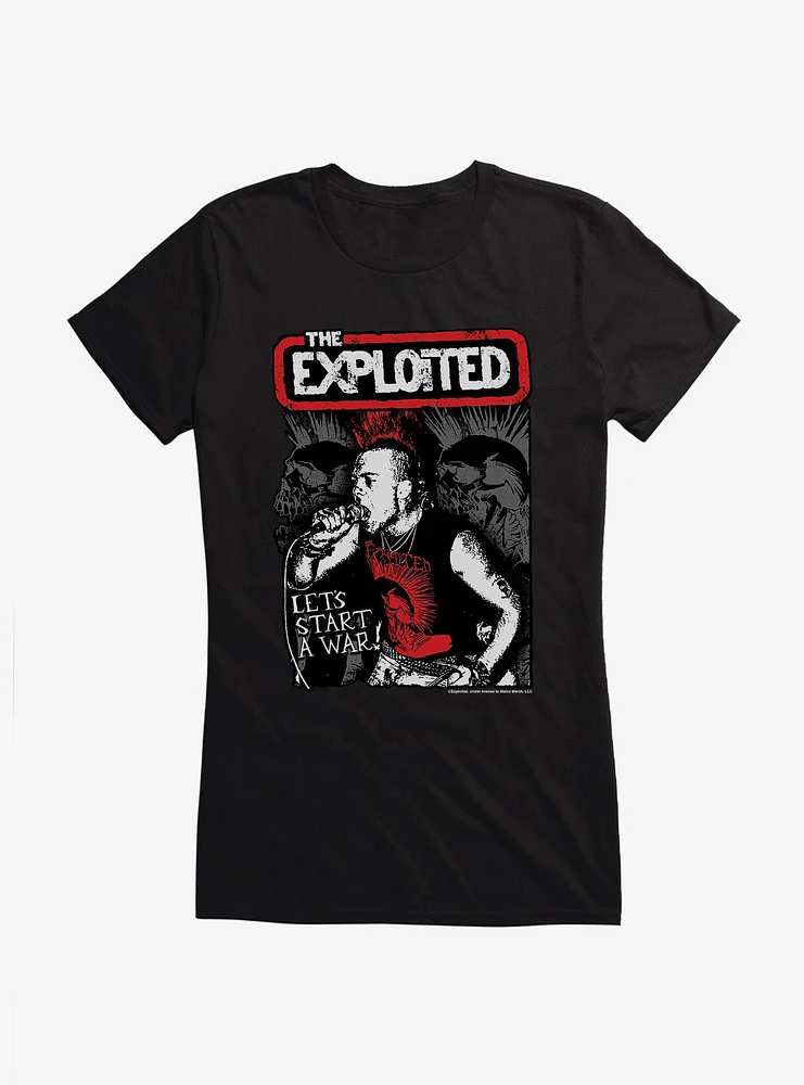 The Exploited Start A War Girls T-Shirt