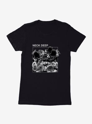 Neck Deep Dead Flowers Womens T-Shirt