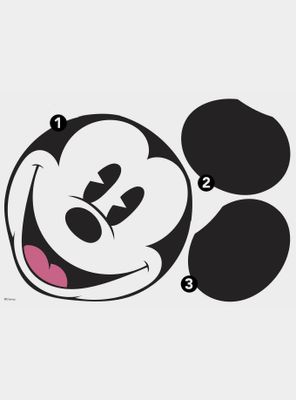 Disney Classic Mickey Head XL Peel And Stick Wall Decal