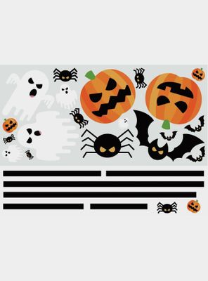 Halloween Glow In The Dark Peel And Stick Giant Wall Decals