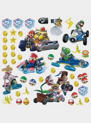 Nintendo Mario Kart 8 Peel And Stick Wall Decals