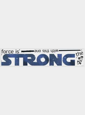 Star Wars Classic The Force Is Strong Peel And Stick Wall Decals