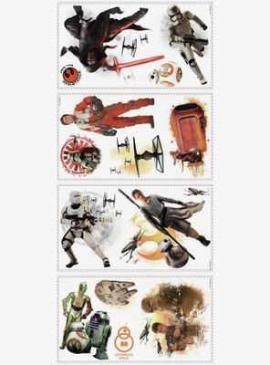 Star Wars The Force Awakens Episode VII Ensemble Cast Peel And Stick Wall Decals