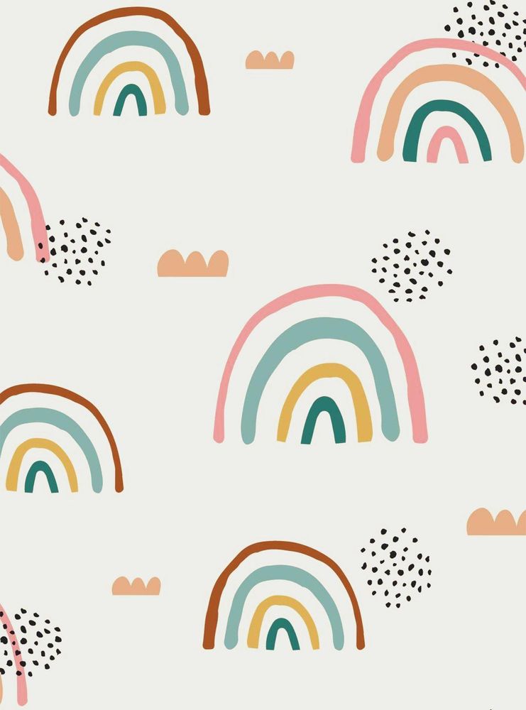 Taupe Rainbow's End Peel & Stick Wallpaper