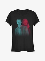 Marvel WandaVision Glitchy Overlay Girls T-Shirt