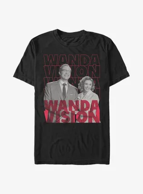 Marvel WandaVision Repeating Text T-Shirt