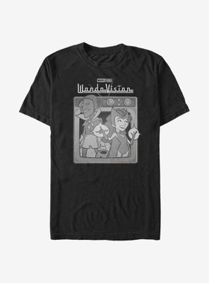 Marvel WandaVision Vintage TV T-Shirt