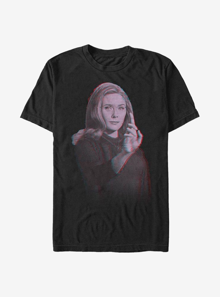 Marvel WandaVision Video Glitch Overlay T-Shirt