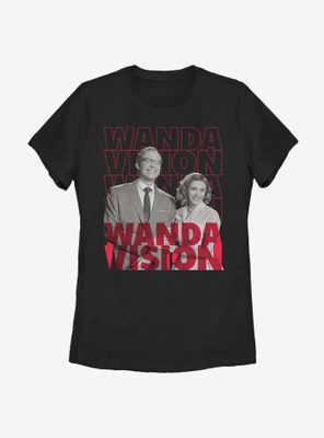 Marvel WandaVision Repeating Text Womens T-Shirt