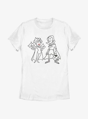Marvel WandaVision Simple Ink Womens T-Shirt