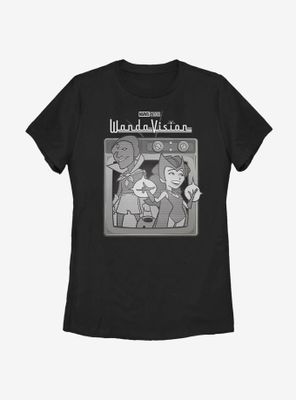 Marvel WandaVision Vintage TV Womens T-Shirt