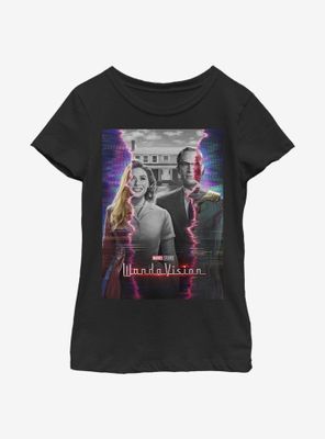 Marvel WandaVision Teaser Poster Youth Girls T-Shirt