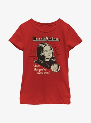 Marvel WandaVision Love Youth Girls T-Shirt