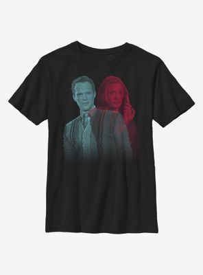 Marvel WandaVision Glitchy Overlay Youth T-Shirt