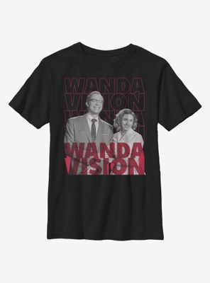 Marvel WandaVision Repeating Text Youth T-Shirt
