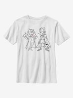 Marvel WandaVision Simple Ink Youth T-Shirt