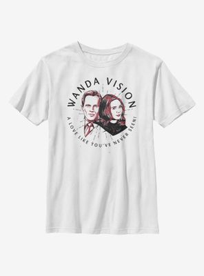 Marvel WandaVision Wanda Badge Youth T-Shirt