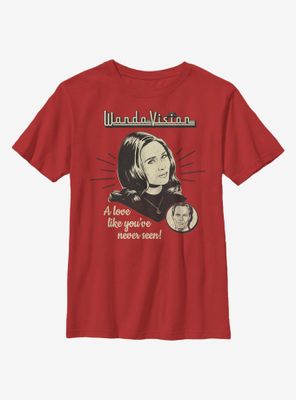 Marvel WandaVision Love Youth T-Shirt