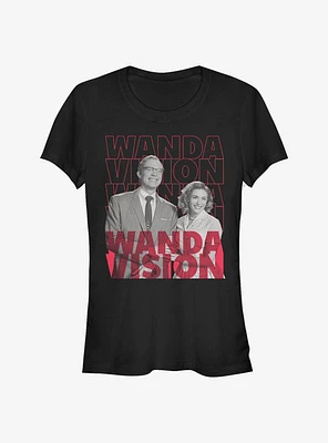 Marvel WandaVision Repeating Text Girls T-Shirt