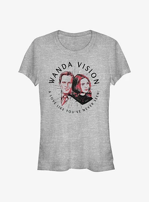 Marvel WandaVision Wanda Badge Girls T-Shirt