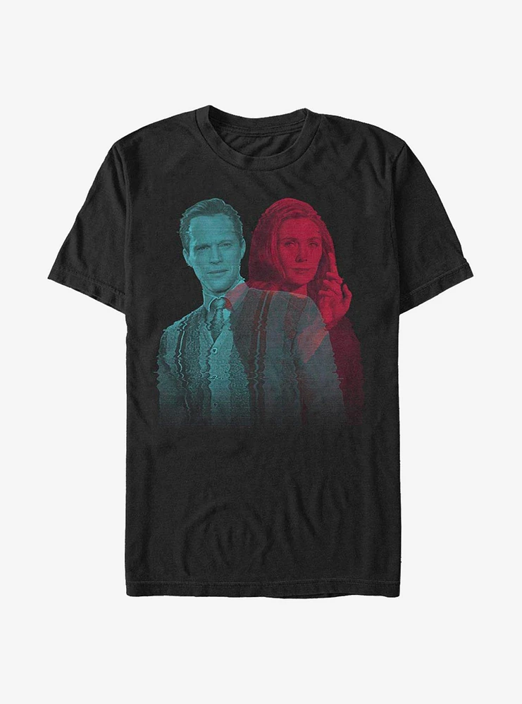 Marvel WandaVision Glitchy Overlay T-Shirt