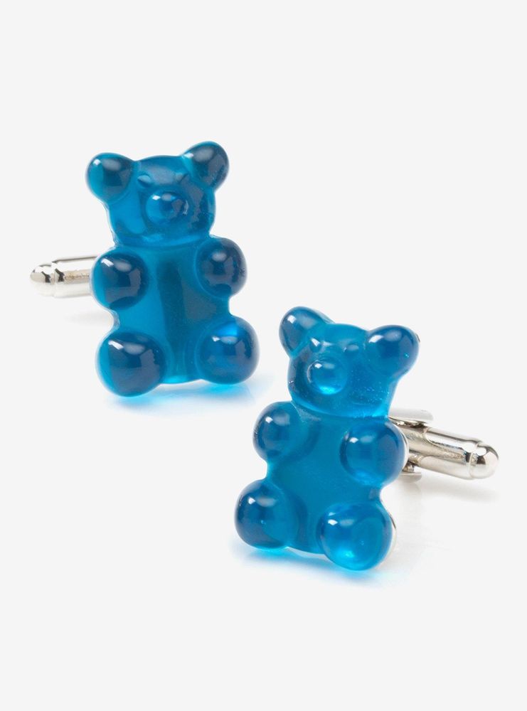 Blue Gummy Bear Cufflinks