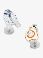 Star Wars R2D2 And BB8 Enamel Cufflinks