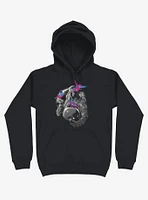 Astronaut A Touch Of Whimsy Black Hoodie