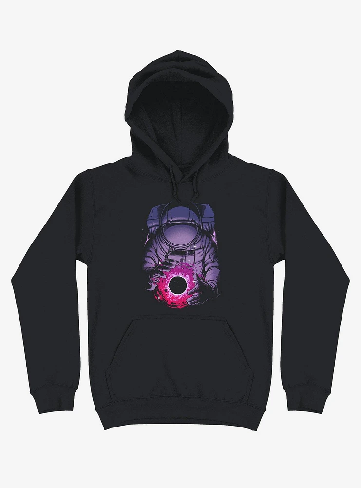 Astronaut Deep Space Black Hoodie