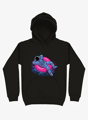 Astronaut Floating Dream Black Hoodie