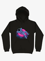 Astronaut Floating Dream Black Hoodie