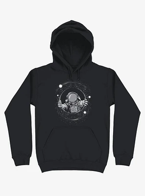 Astronaut Holding Black Hole Hoodie