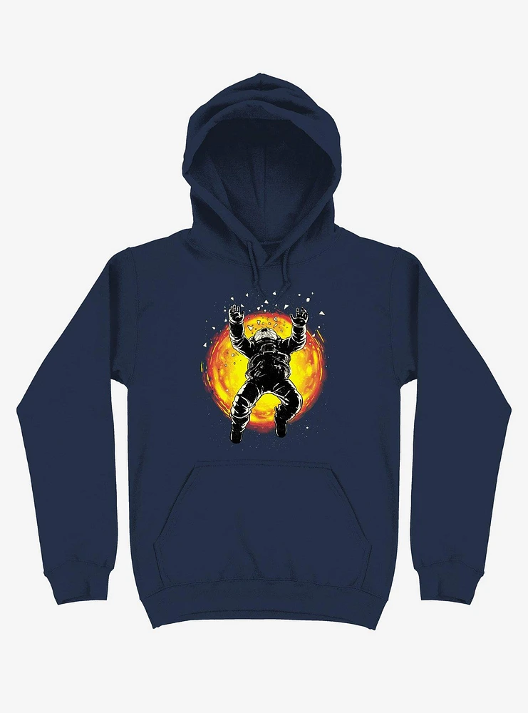 Astronaut Lost The Space Navy Blue Hoodie