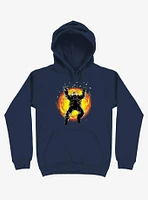 Astronaut Lost In The Space Navy Blue Hoodie